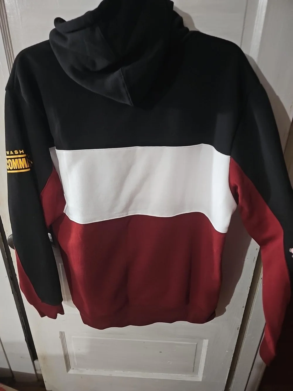 Washington Commanders NFL Ultra Game Hoodie XL NWT Black Burgundy